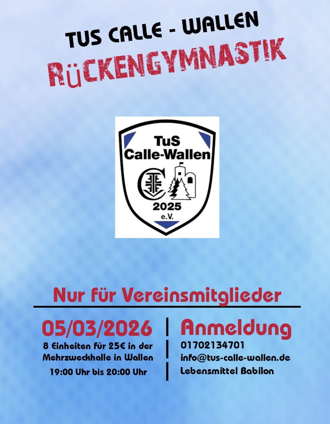rueckengymnastik
